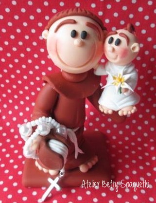 Santo António personalizado 12cm